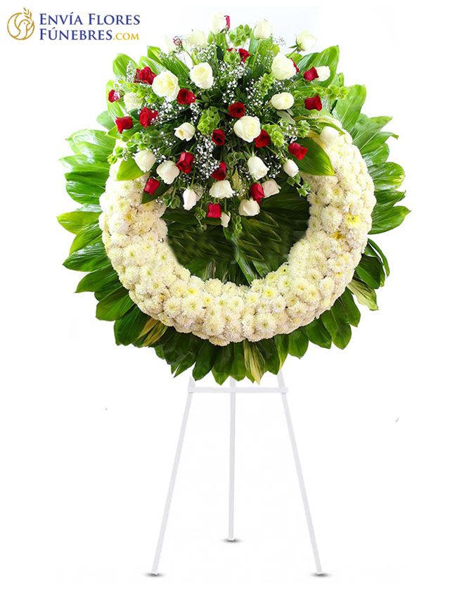Corona Fúnebre con parante 521